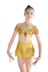 millons of sequins of this Olynstone leotard.